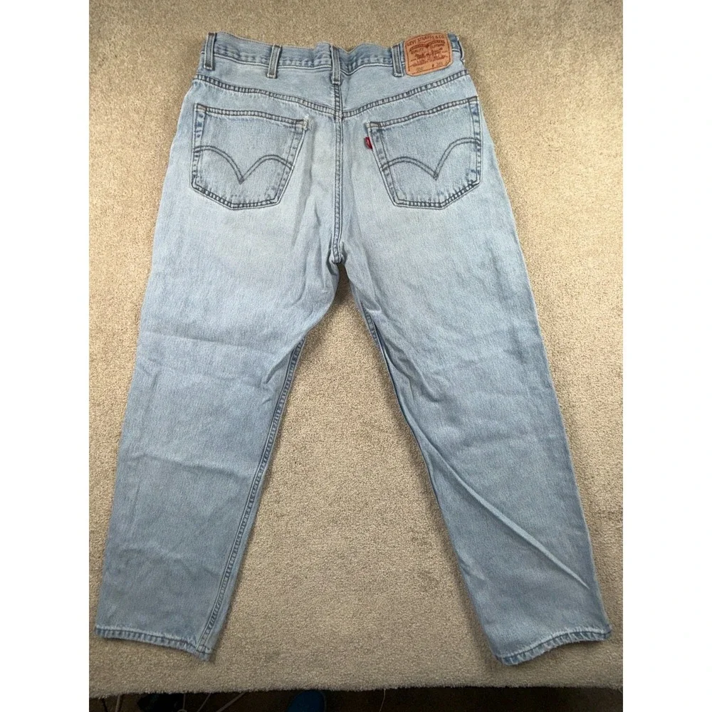 Levi's 550 Jeans Mens 38x32 Blue‎ Denim Cotton Mid Rise Relaxed Fit Straight Leg